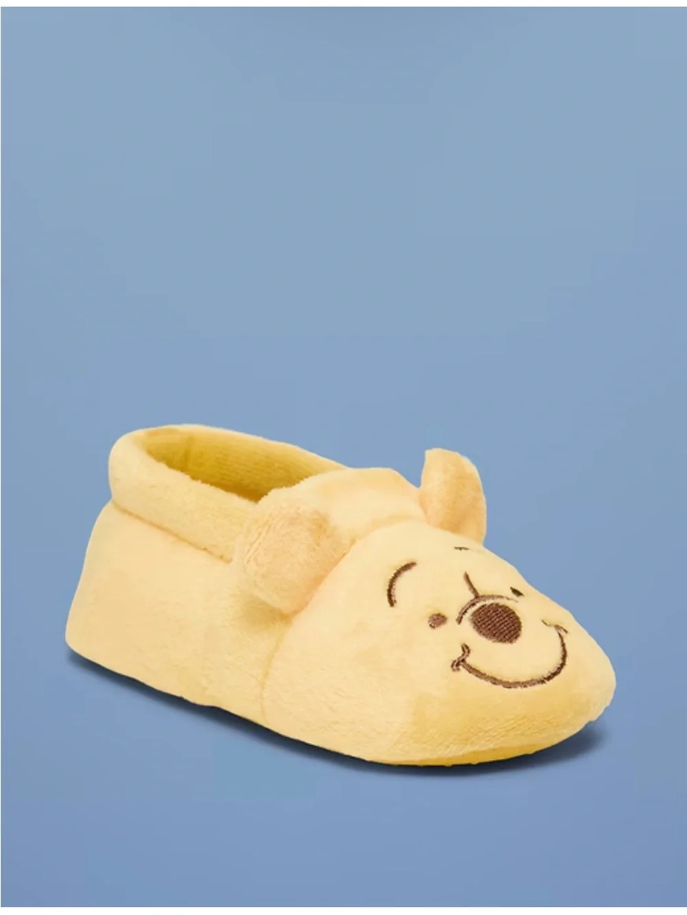 Disney Winnie the Pooh Velvet Baby Slippers Booties 12-18 Months
